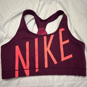 Nike XL Sports Bra Racerback Design